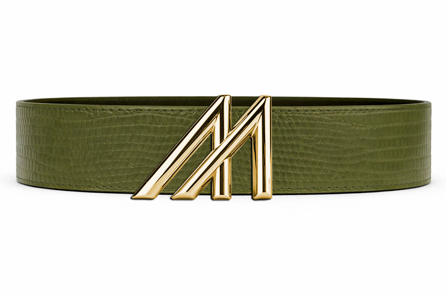 Lizard Belt with custom buckle