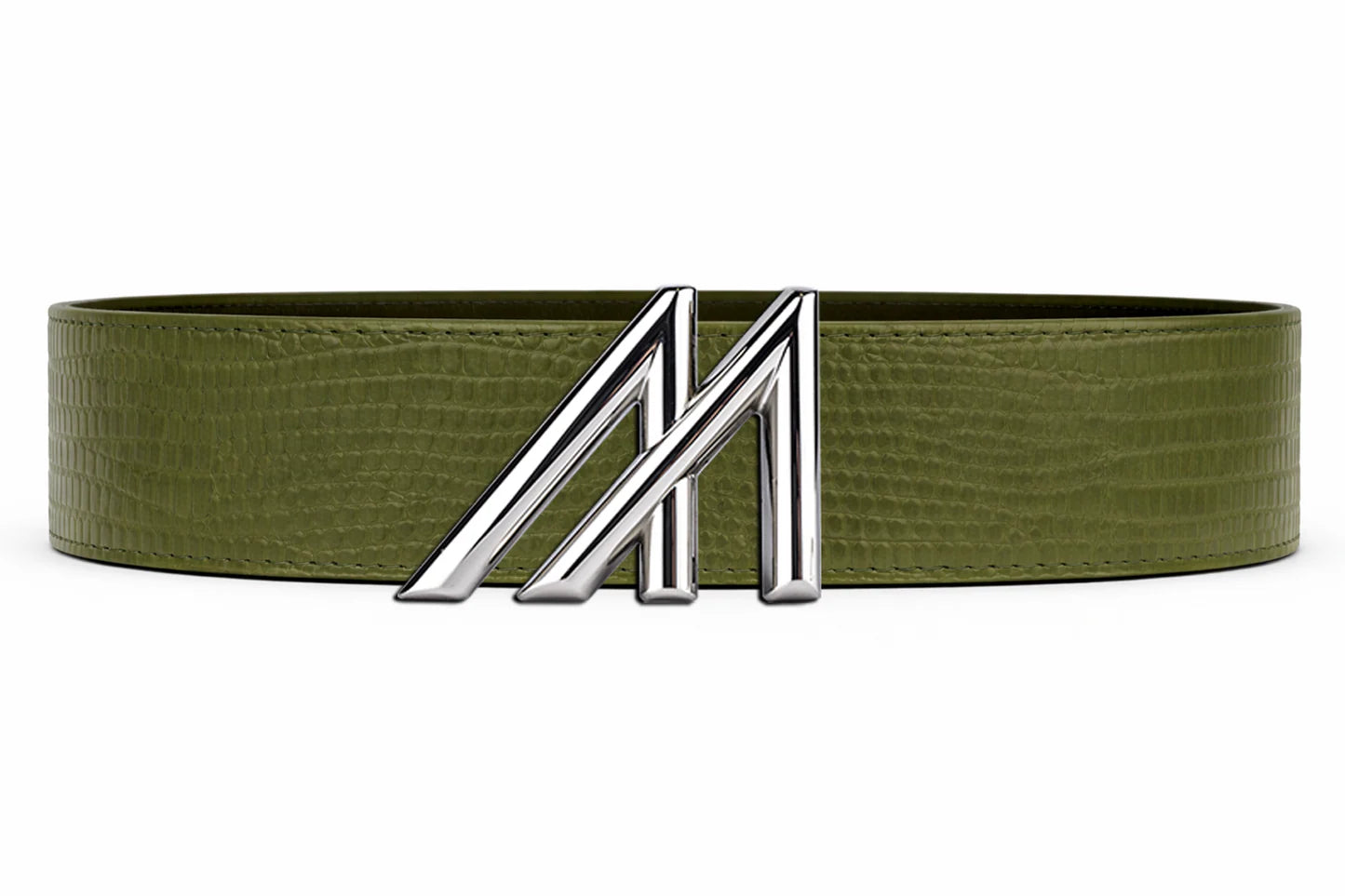 Lizard Belt with custom buckle