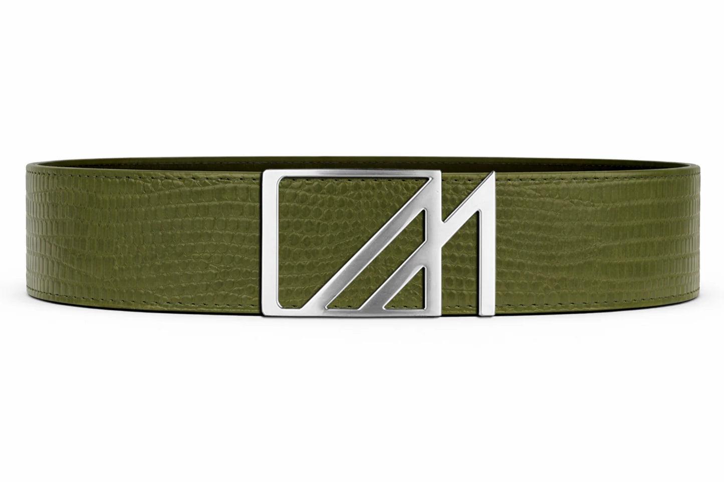 Lizard Belt with custom buckle