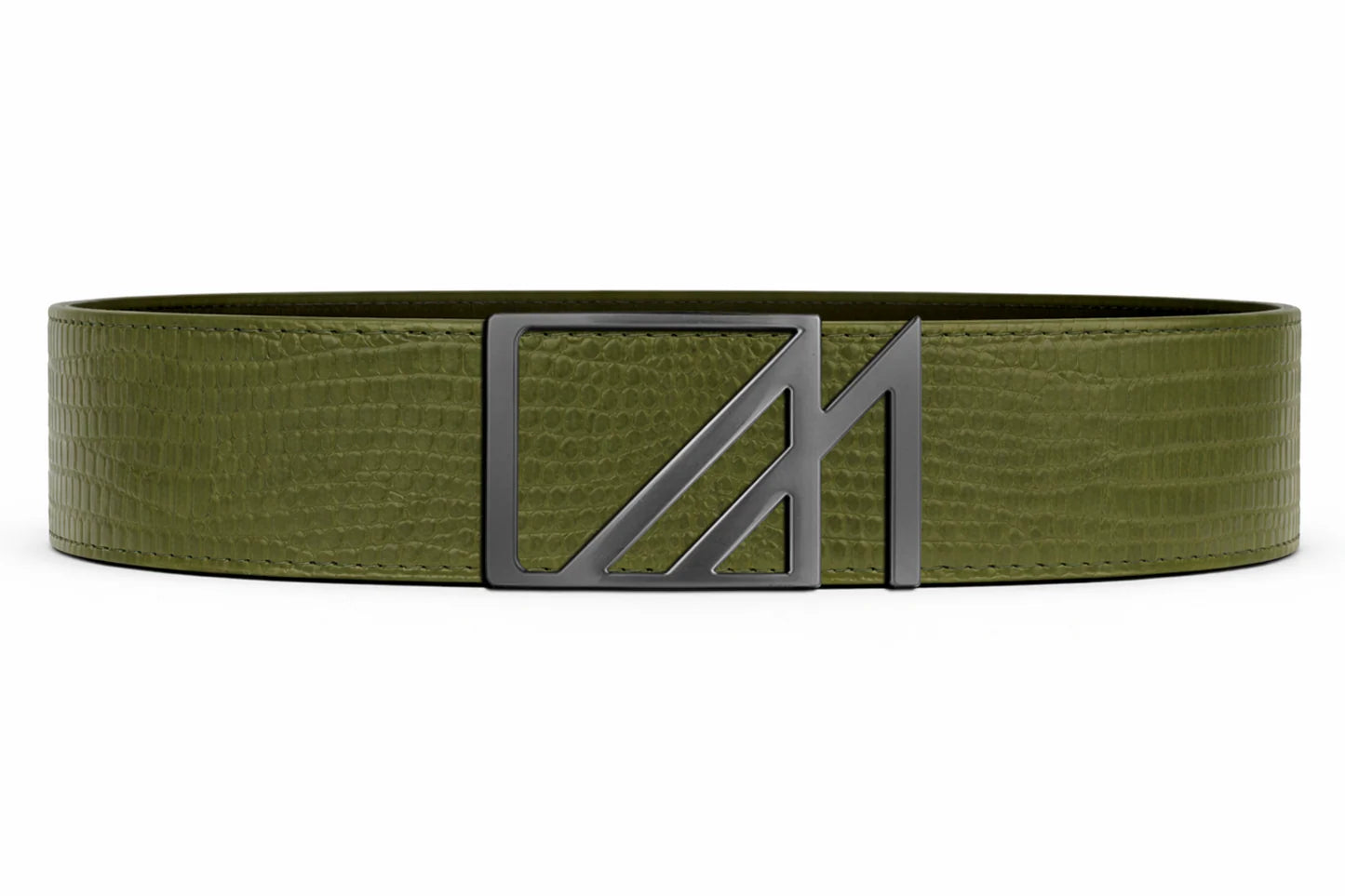 Lizard Belt with custom buckle