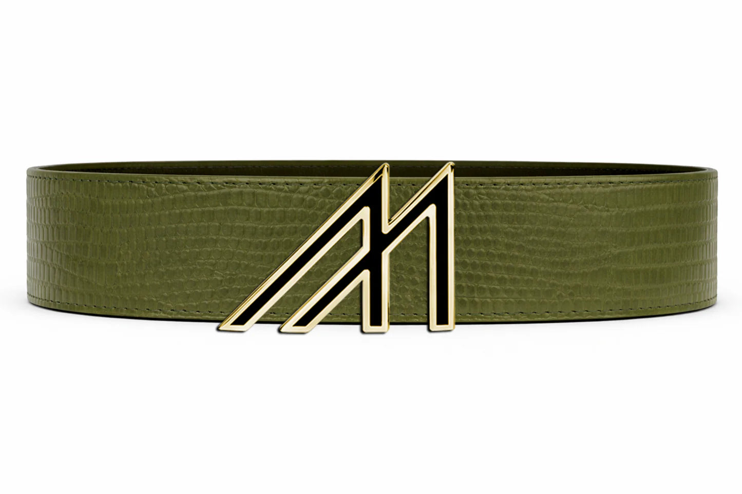 Lizard Belt with custom buckle