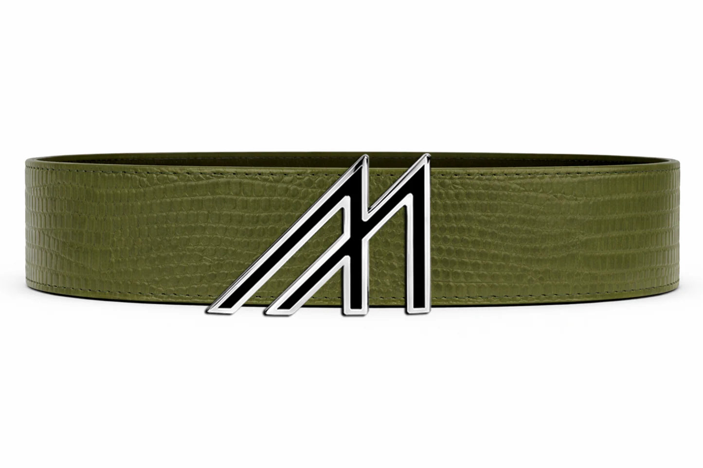 Lizard Belt with custom buckle