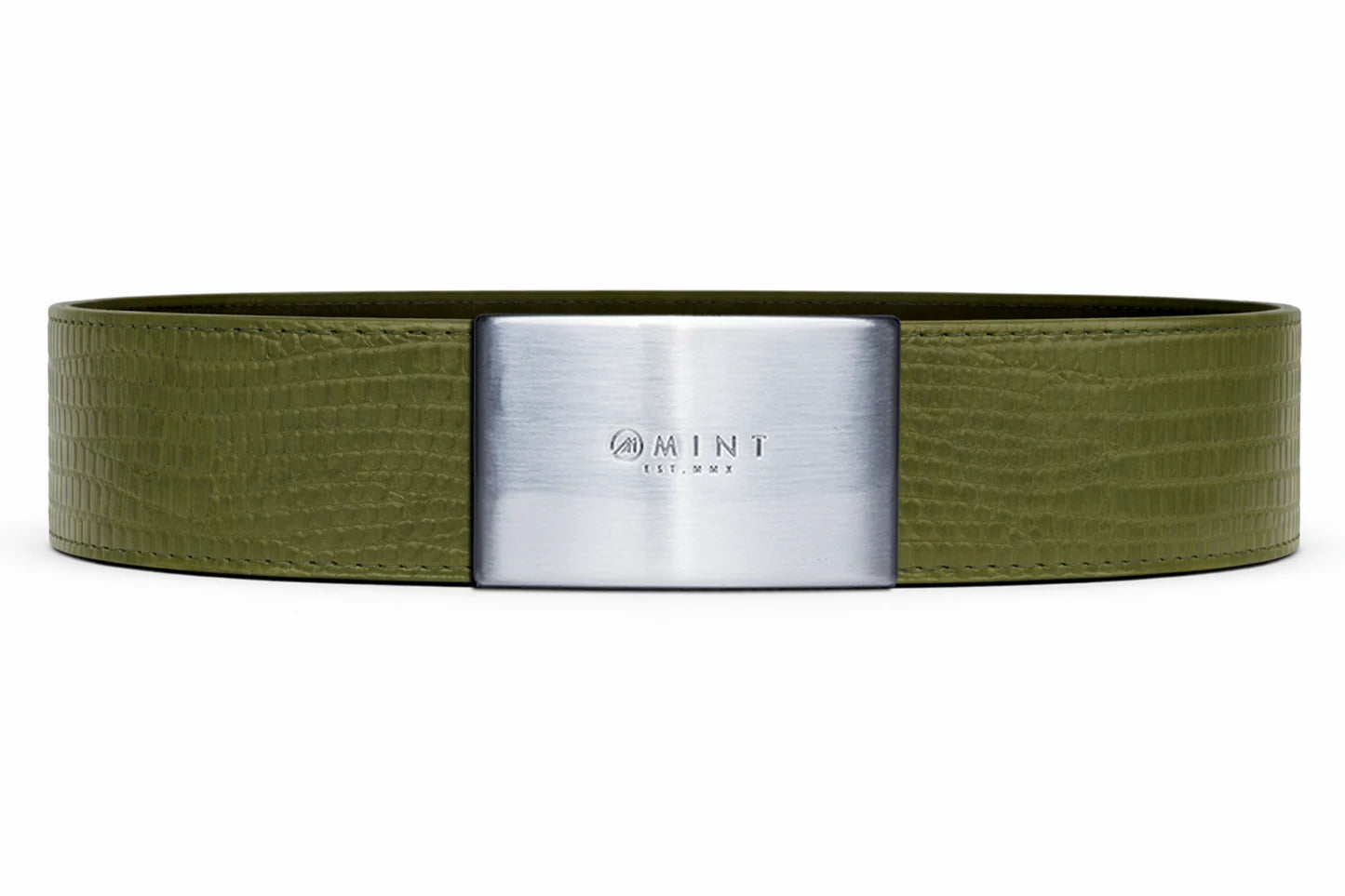 Lizard Belt with custom buckle