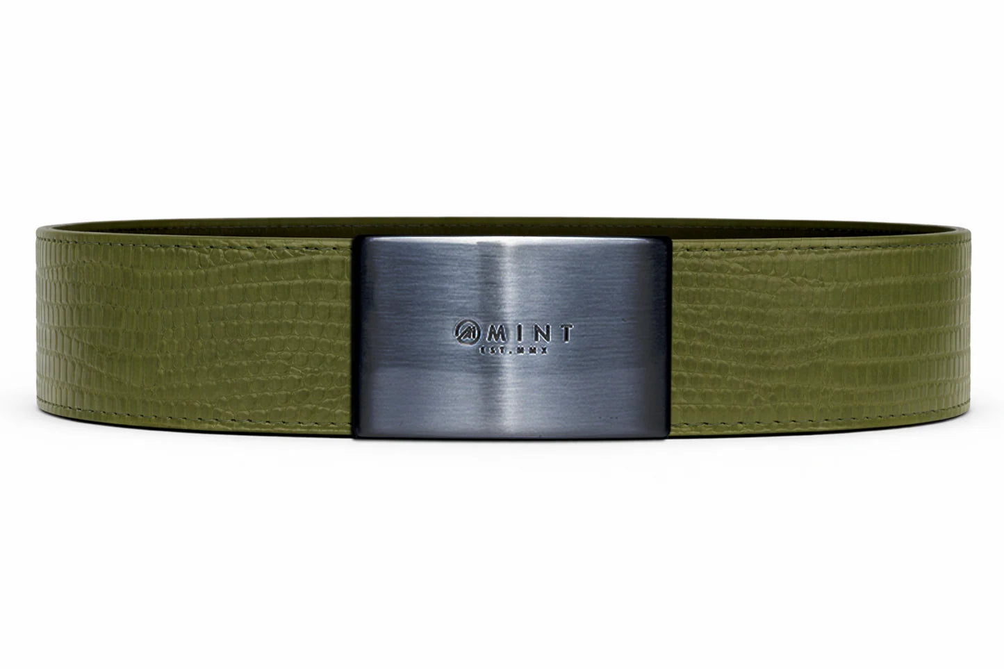 Lizard Belt with custom buckle
