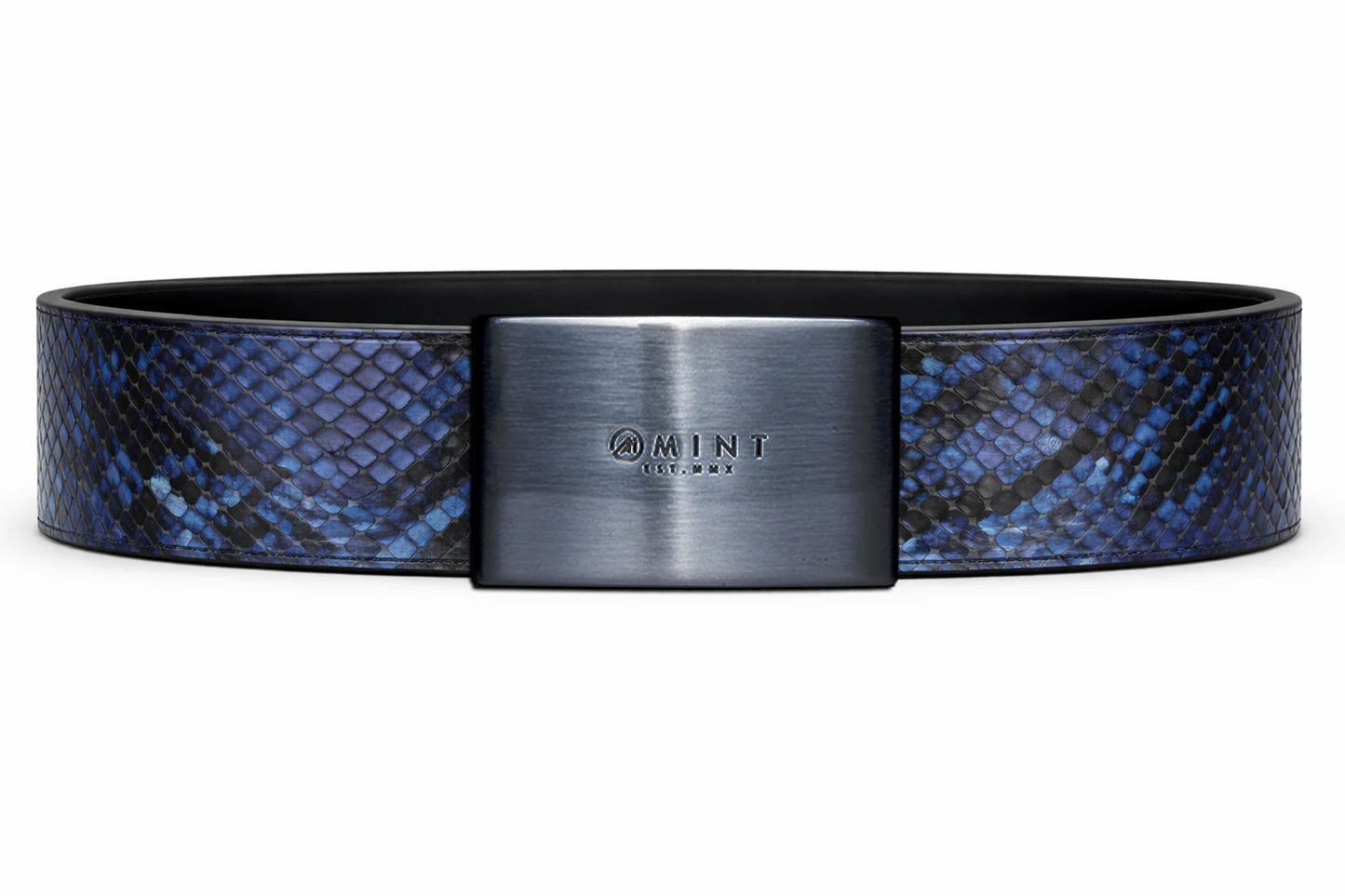 cobra belt with custom buckle