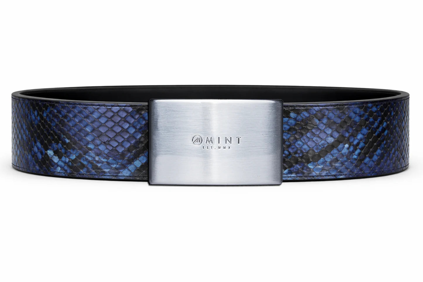 cobra belt with custom buckle