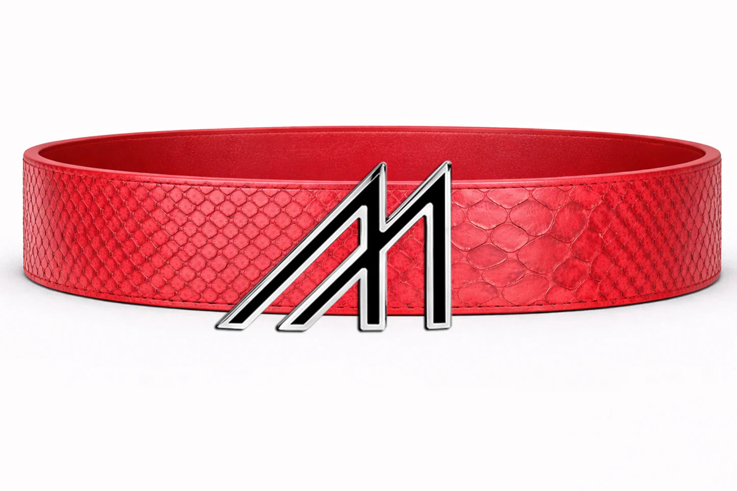 anaconda belt with Custom Buckle