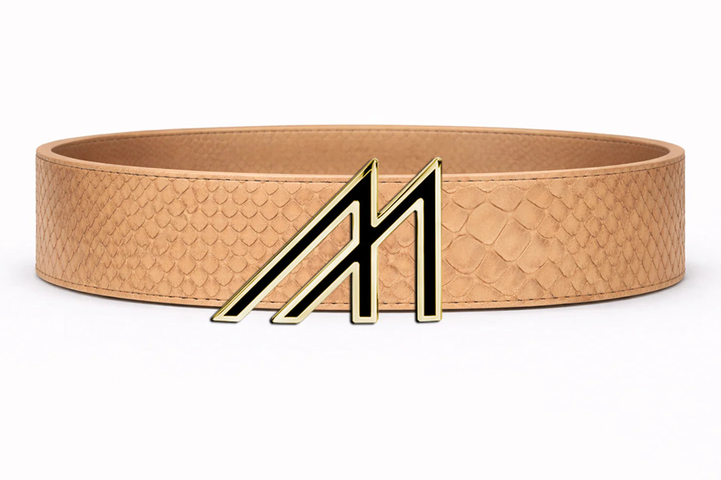 anaconda belt with Custom Buckle
