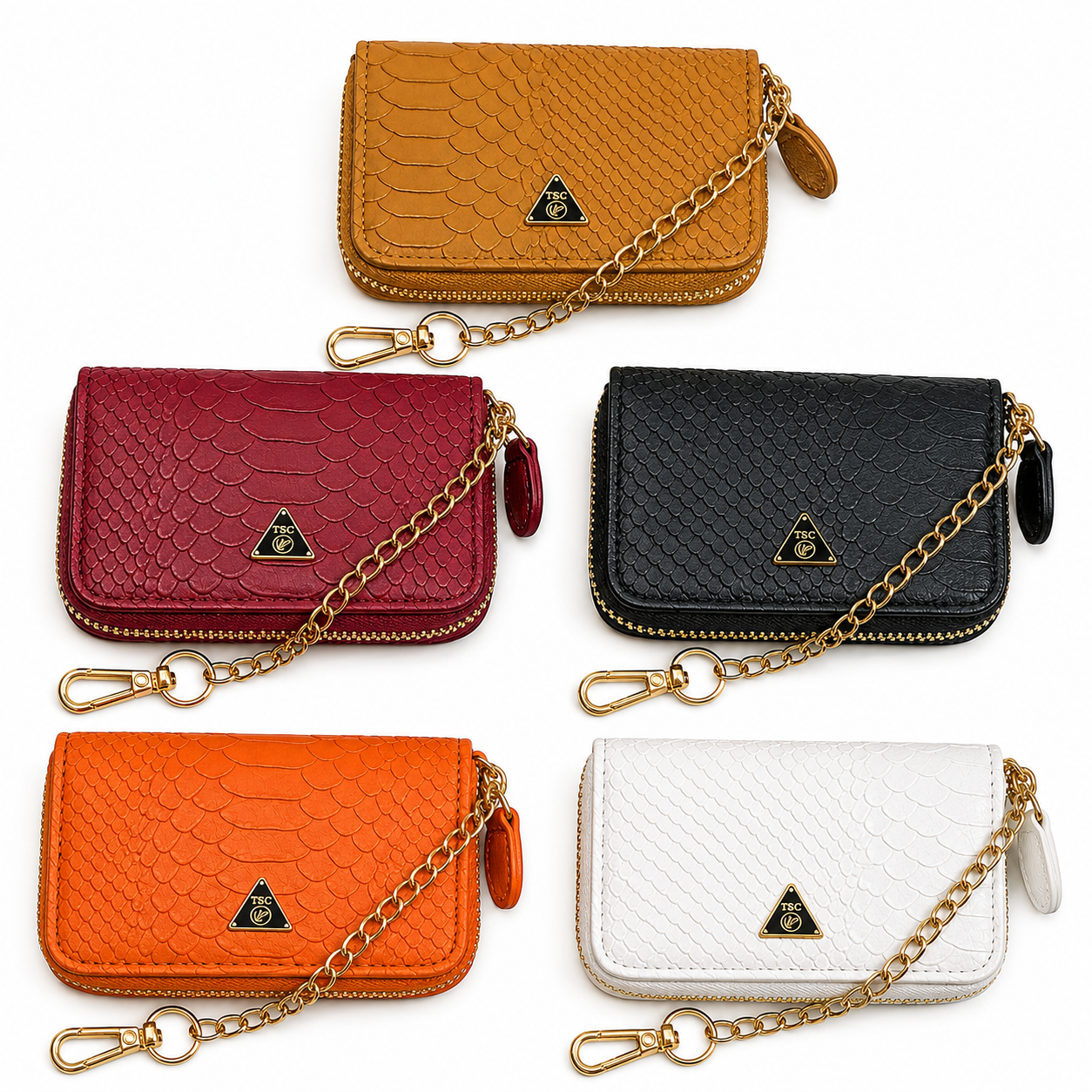 Anaconda Coin Keychain Pouch