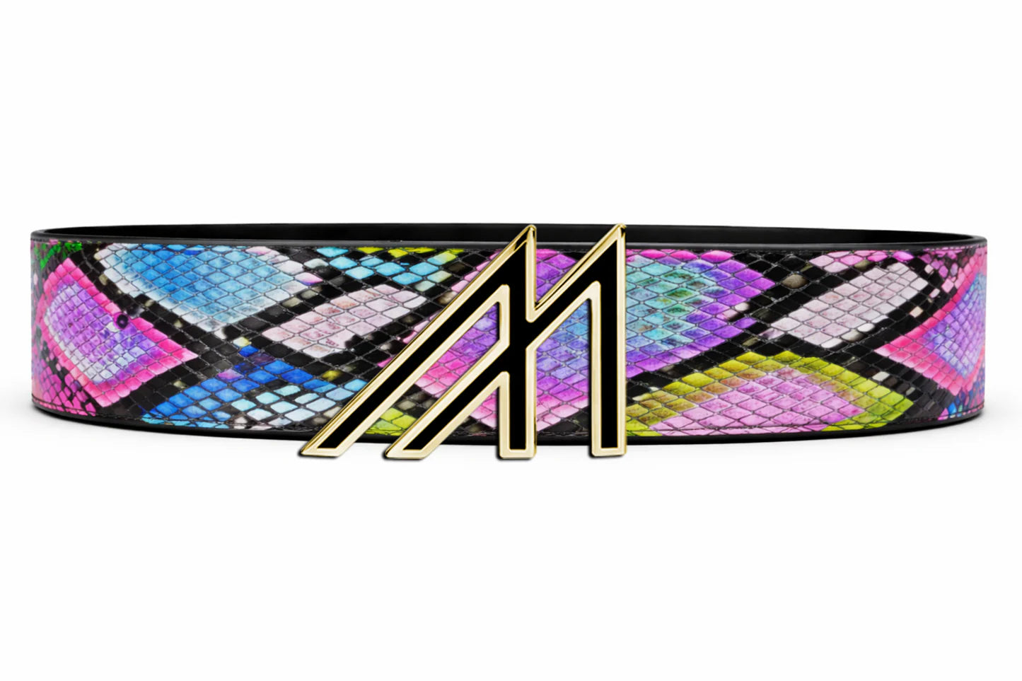 cobra belt with custom buckle