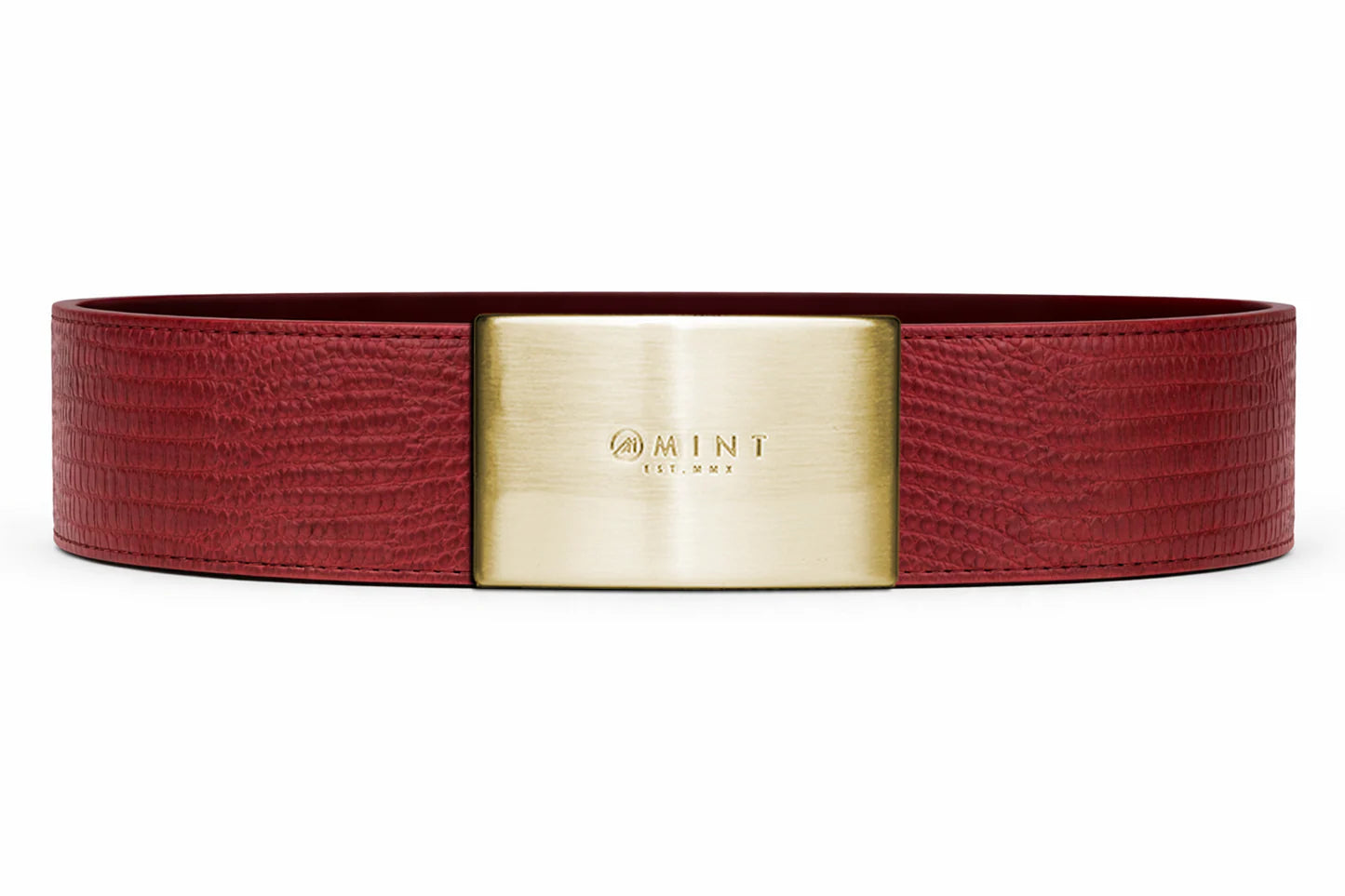 Lizard Belt with custom buckle