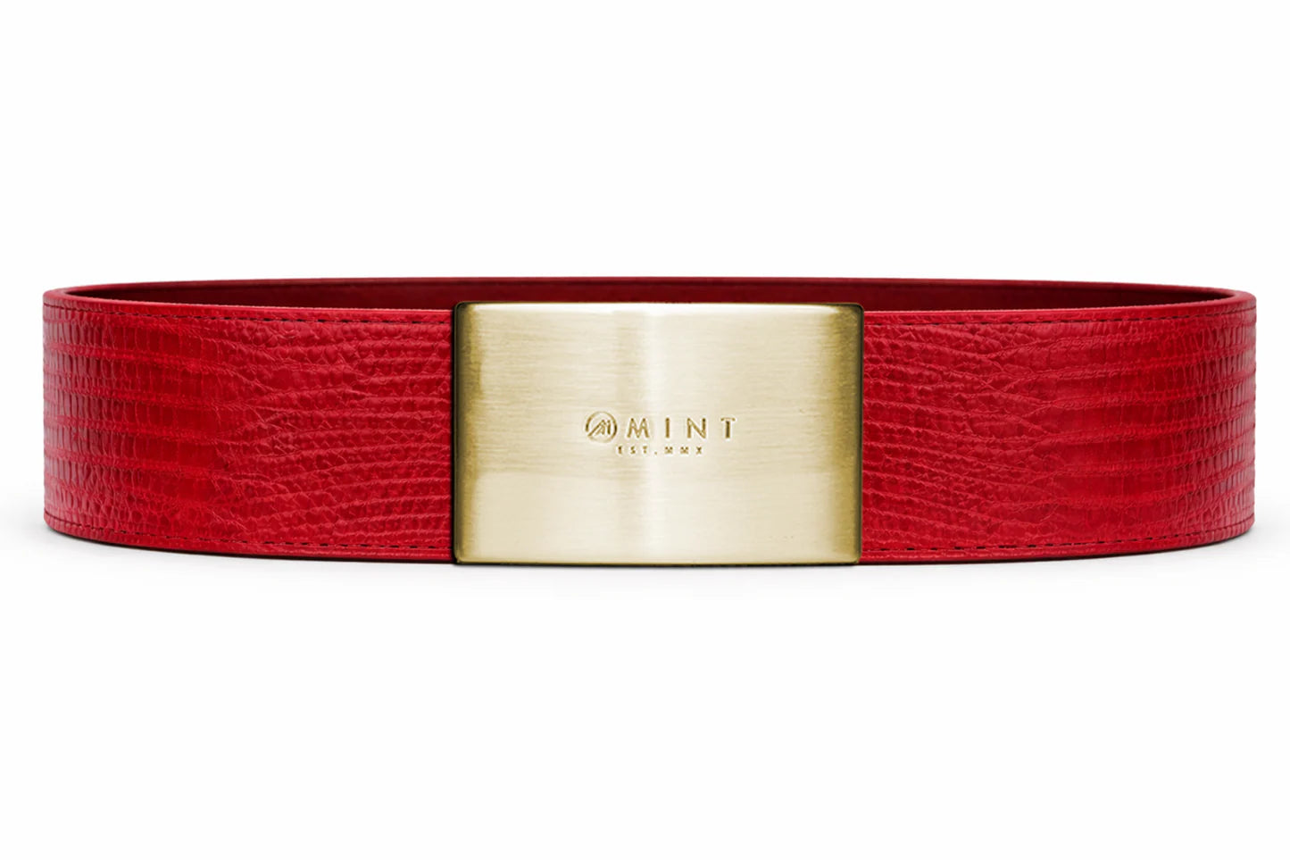 Lizard Belt with custom buckle