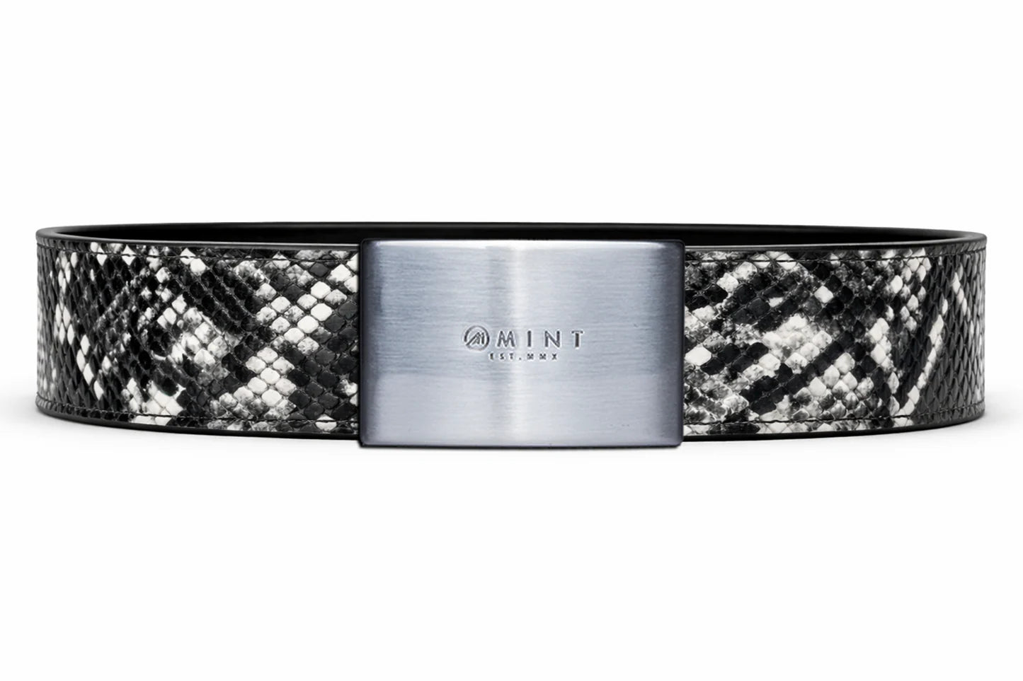 cobra belt with custom buckle