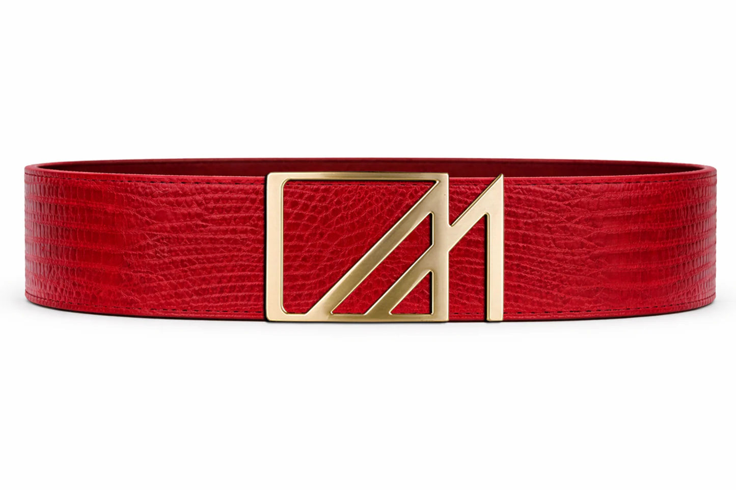 Lizard Belt with custom buckle