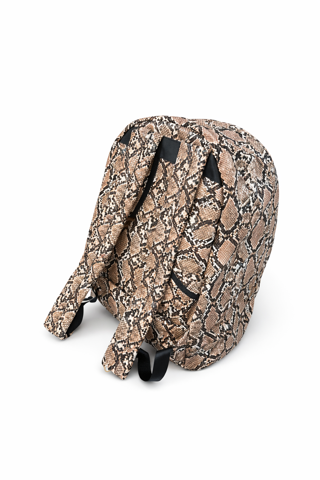Cobra leather Backpack - Tan premium snakeskin design