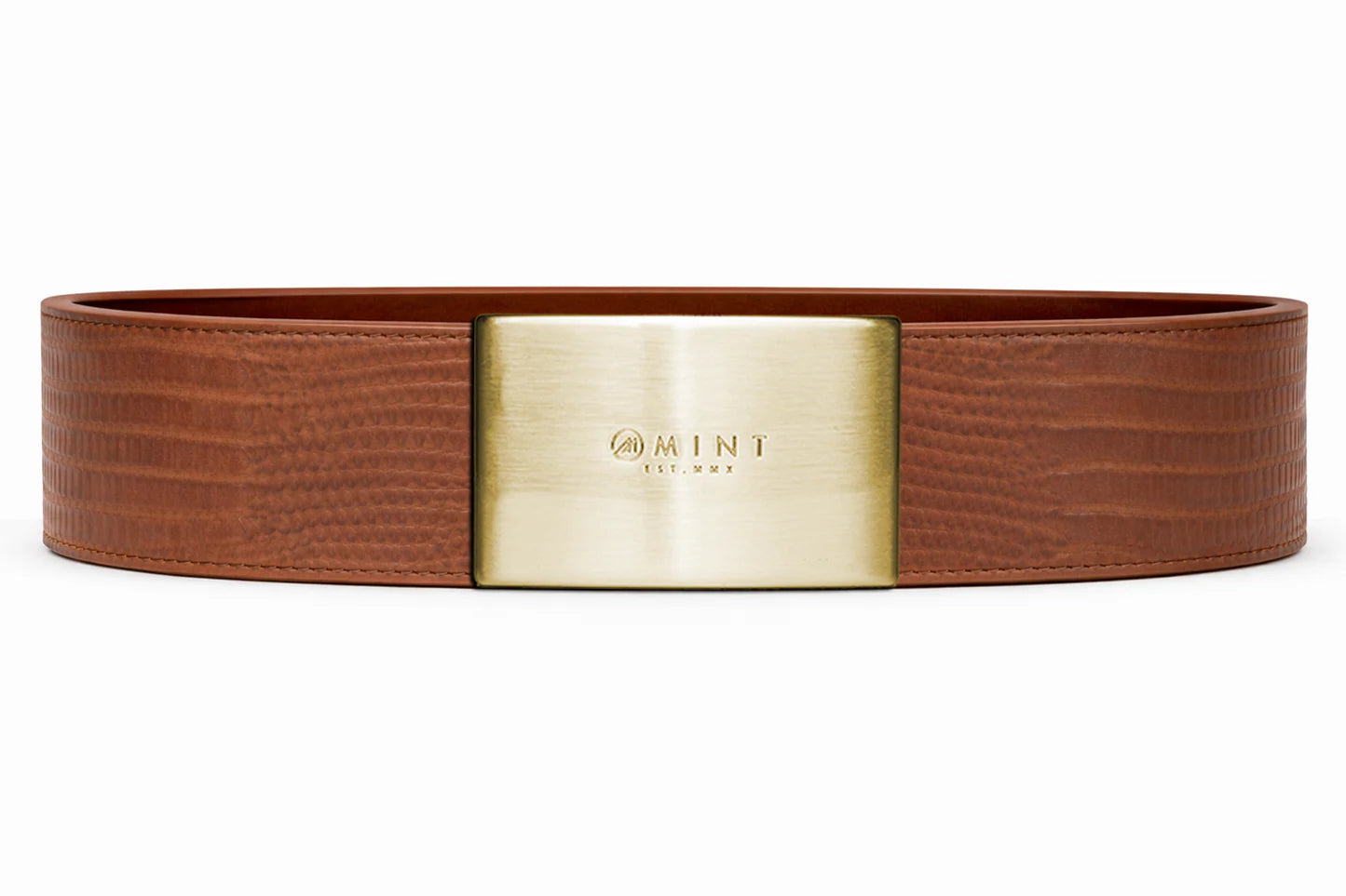 Lizard Belt with custom buckle