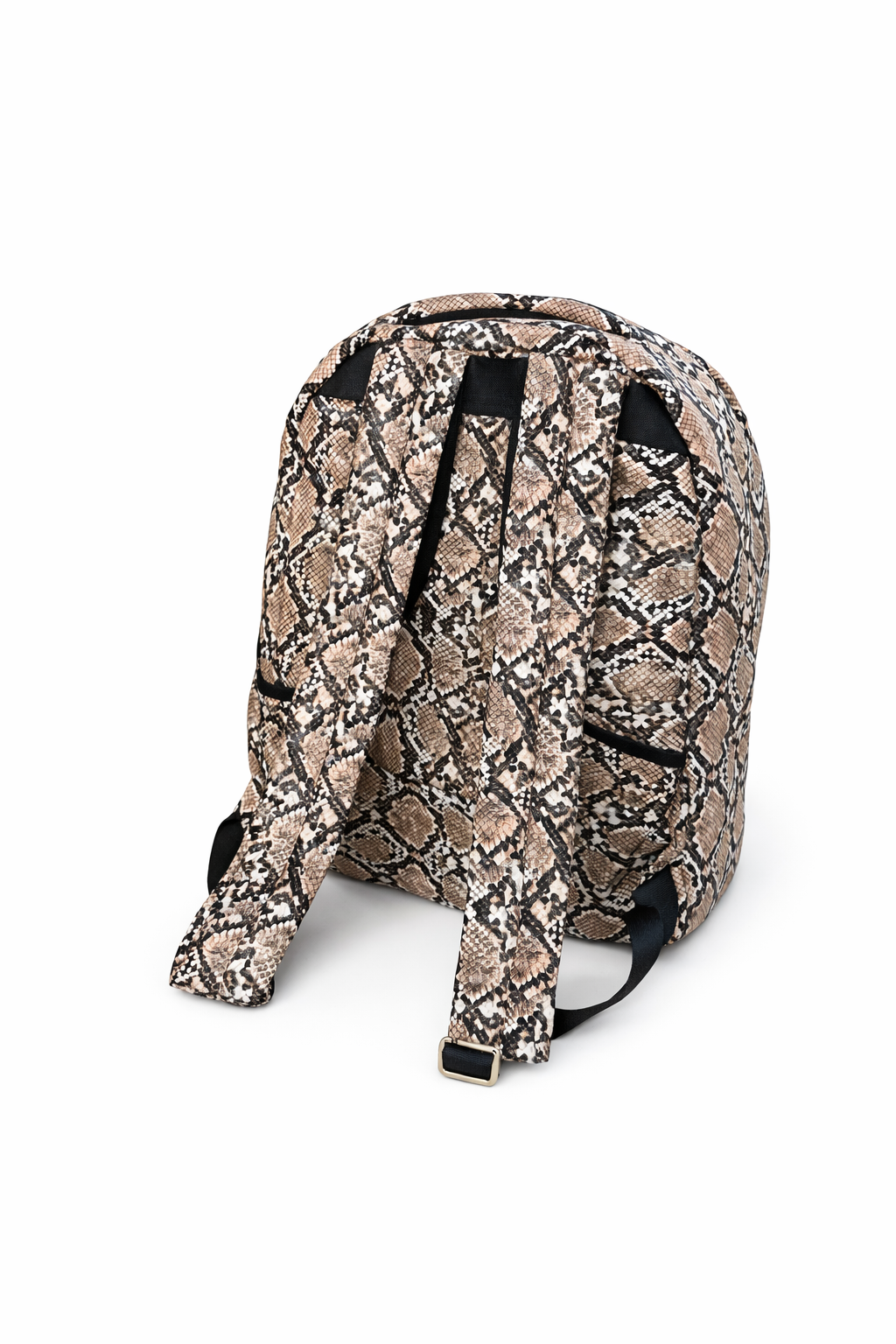 Cobra leather Backpack - Tan premium snakeskin design