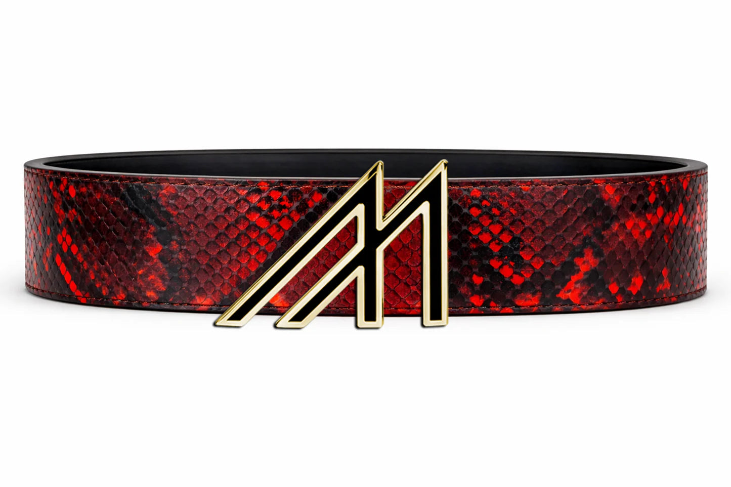 cobra belt with custom buckle