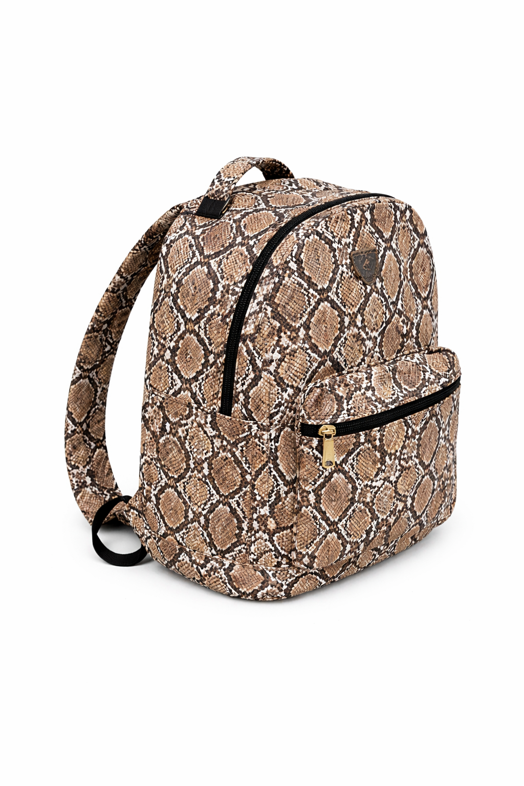 Cobra leather Backpack - Tan premium snakeskin design