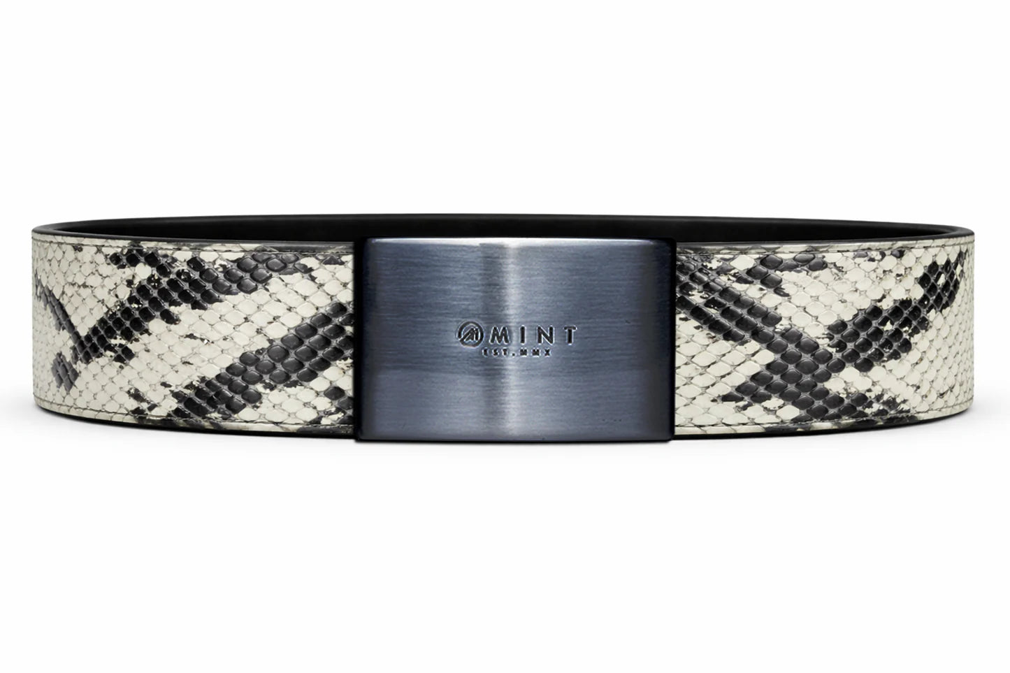 cobra belt with custom buckle