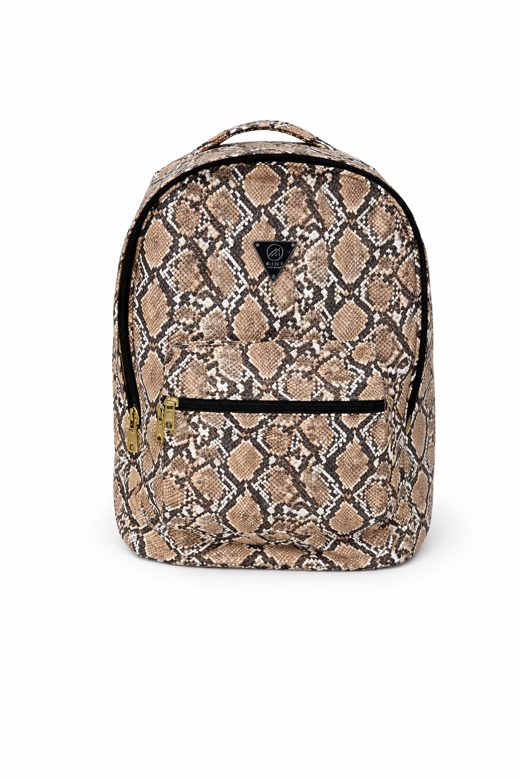 Cobra leather Backpack - Tan premium snakeskin design
