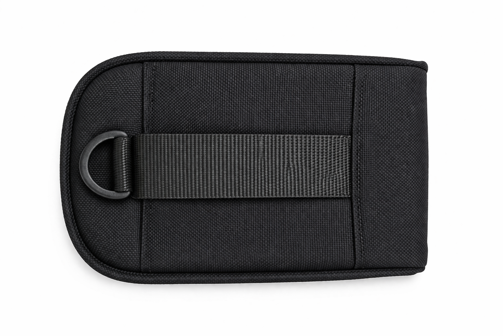 Nylon Utility pouch - Black travel organizer