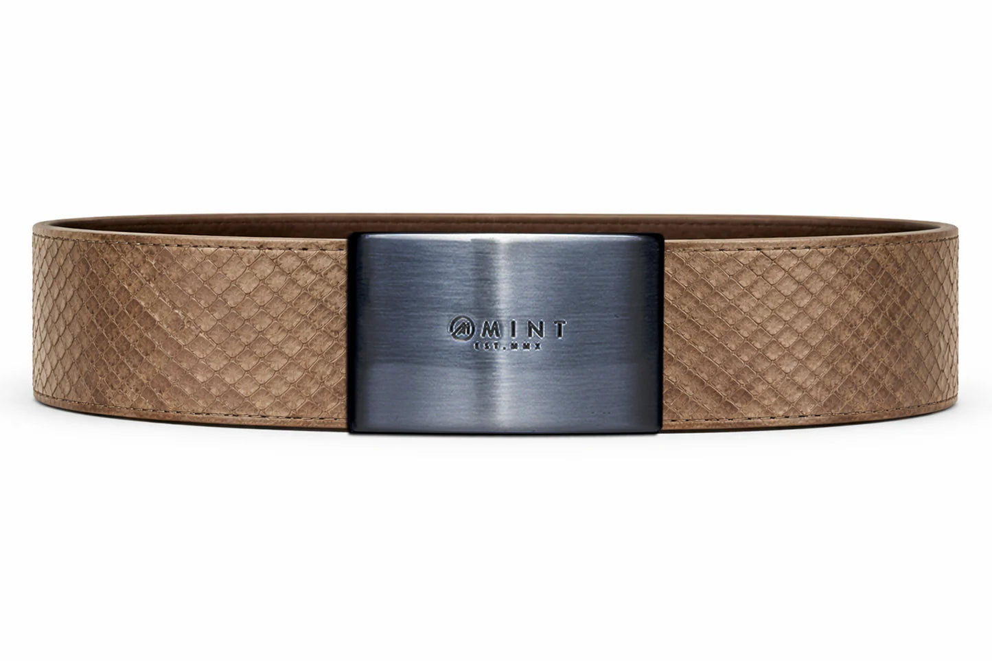 cobra belt with custom buckle
