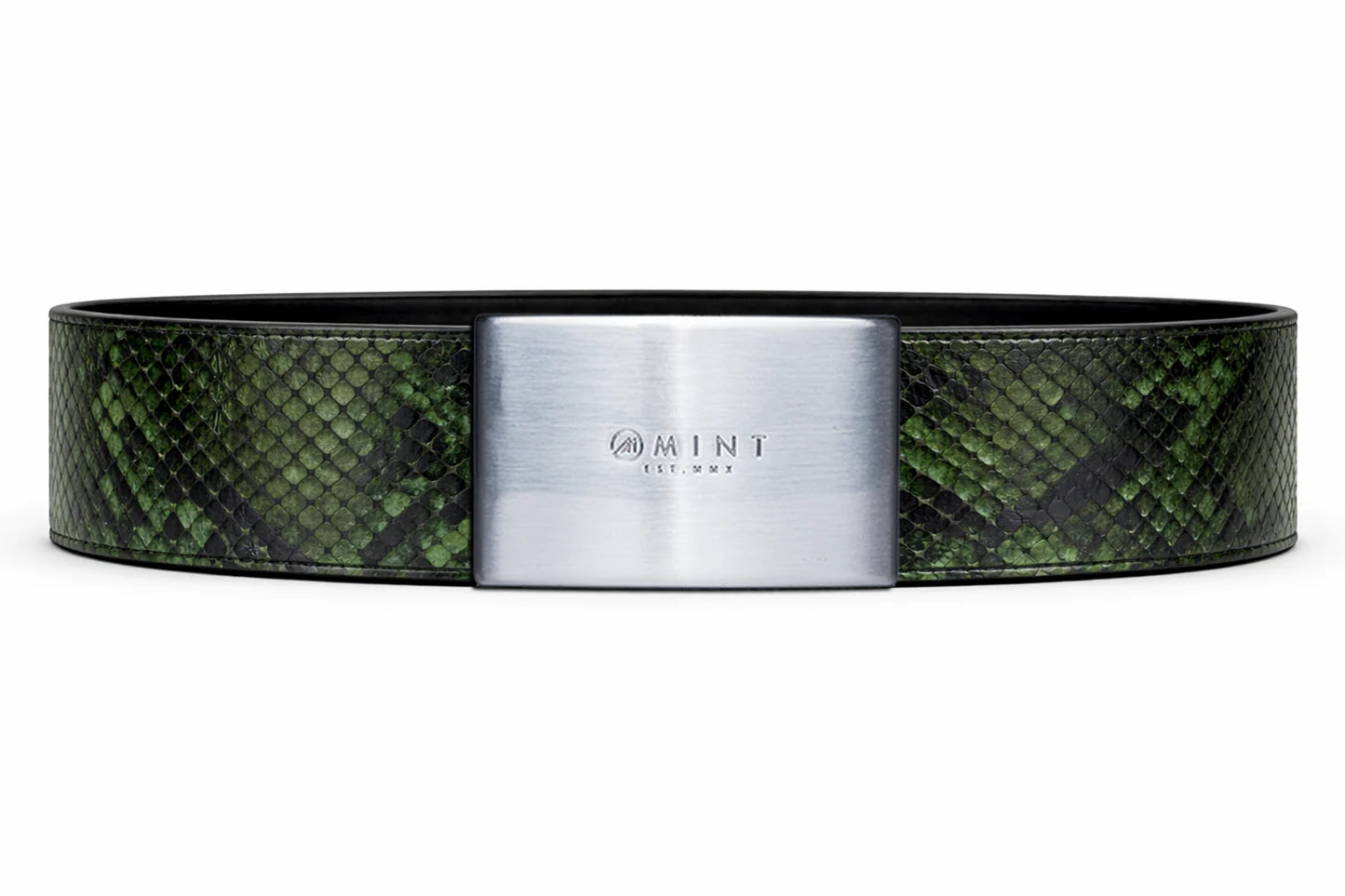 cobra belt with custom buckle