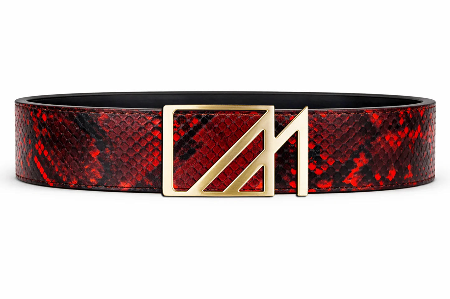 cobra belt with custom buckle