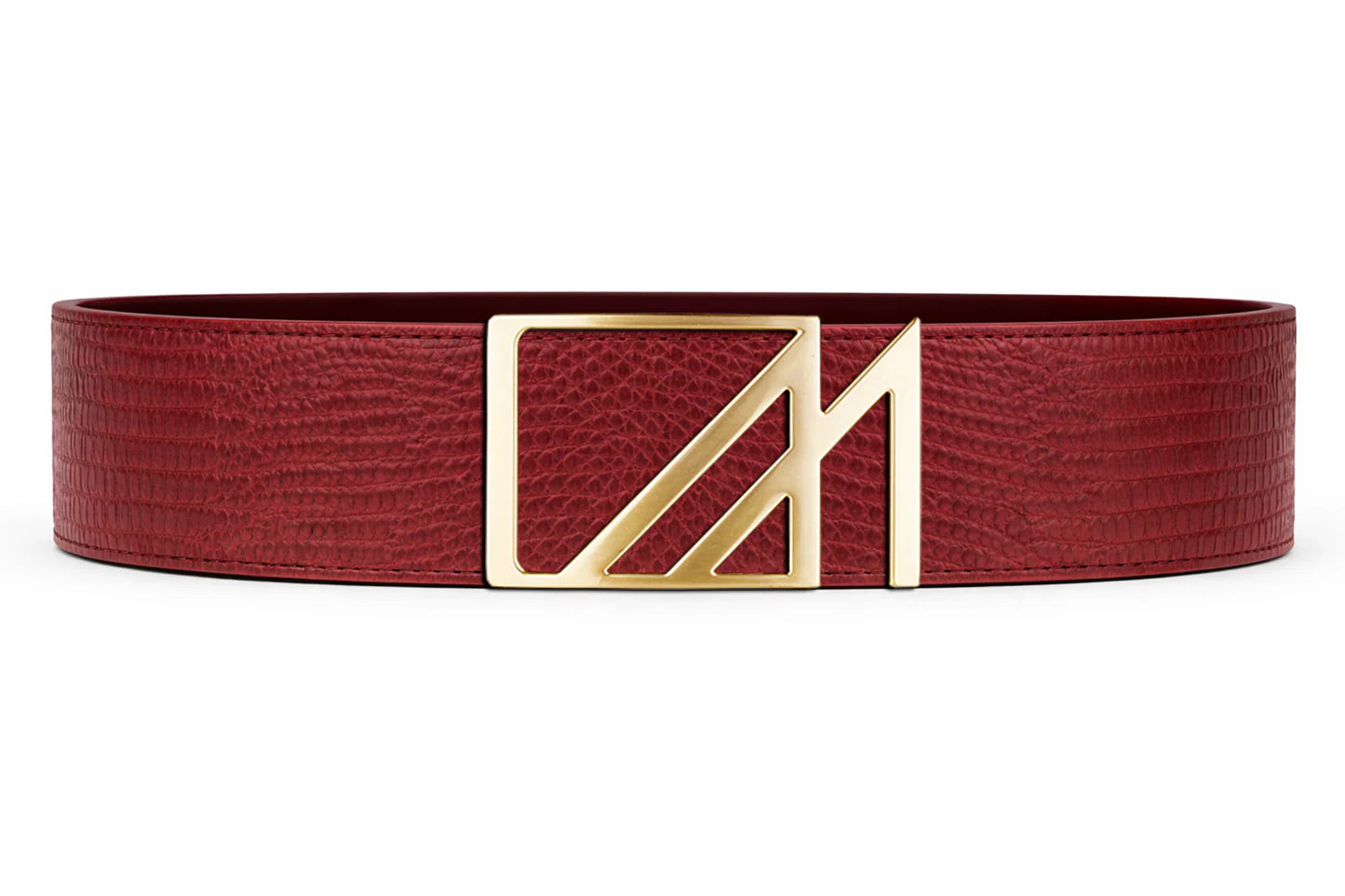 Lizard Belt with custom buckle