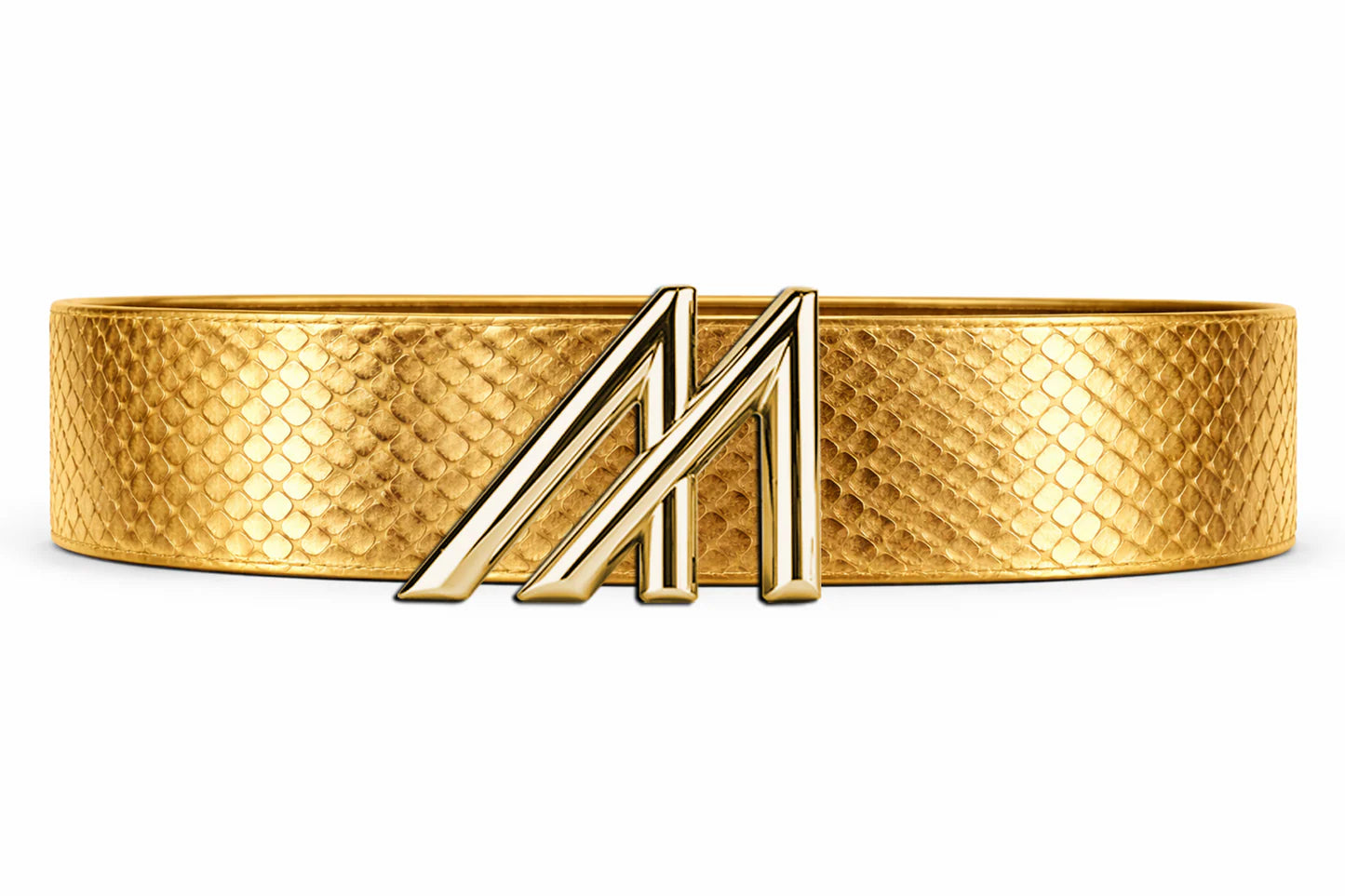 cobra belt with custom buckle