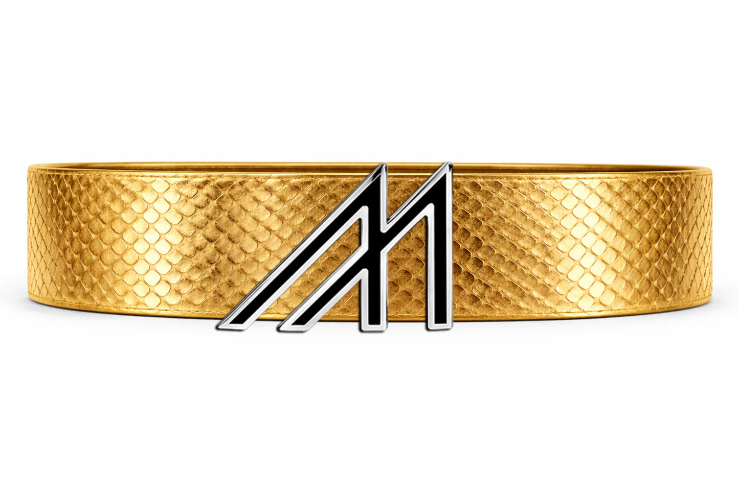 cobra belt with custom buckle