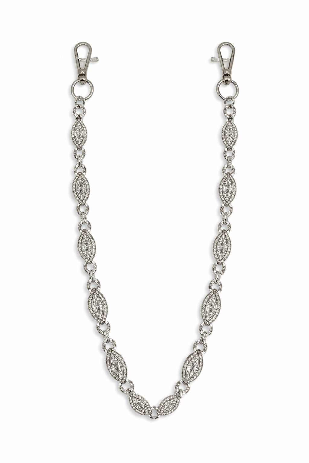 Silver leaf Design Pant Chain