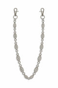 Silver rhinestone Beaded Pant Chain