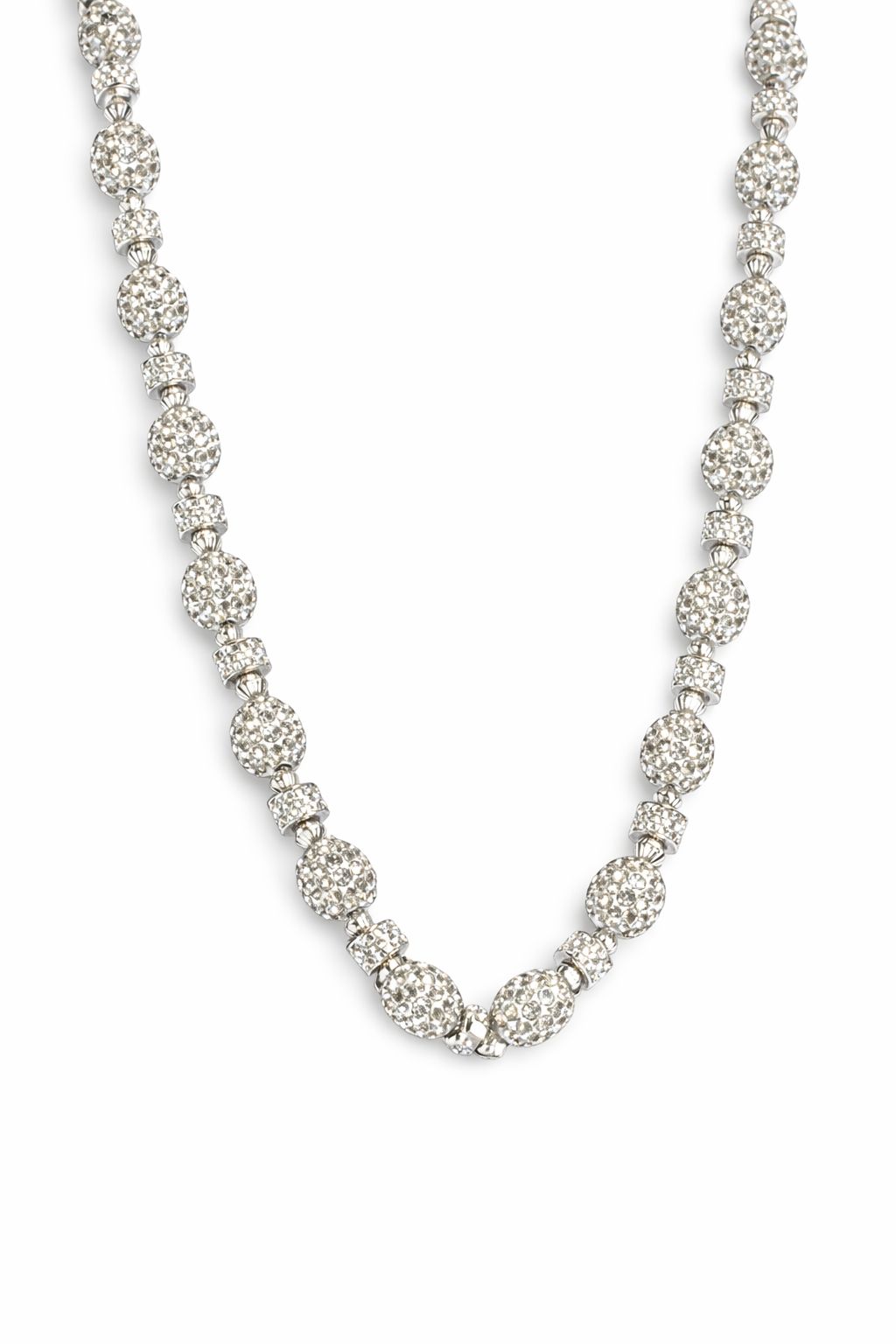Silver rhinestone Beaded Pant Chain