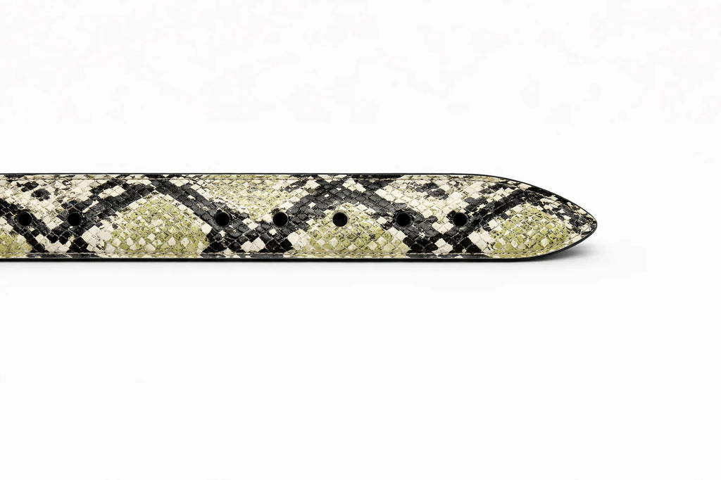 cobra belt with custom buckle