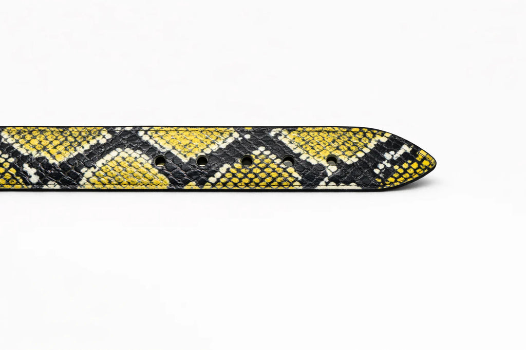 cobra belt with custom buckle