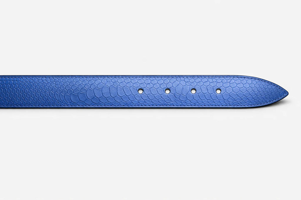 anaconda belt with Custom Buckle