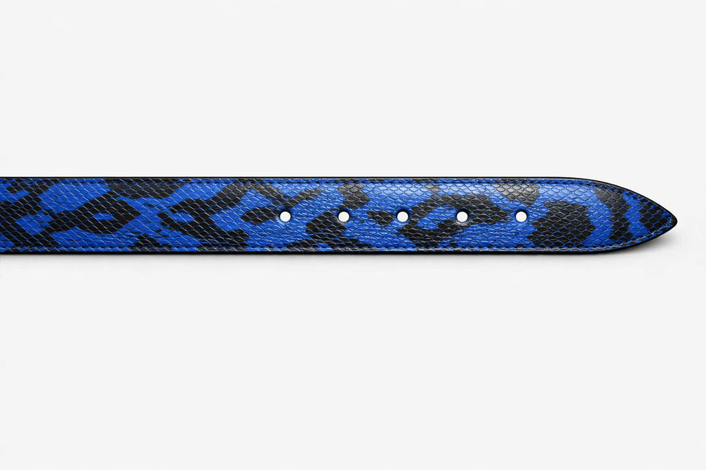 cobra belt with custom buckle