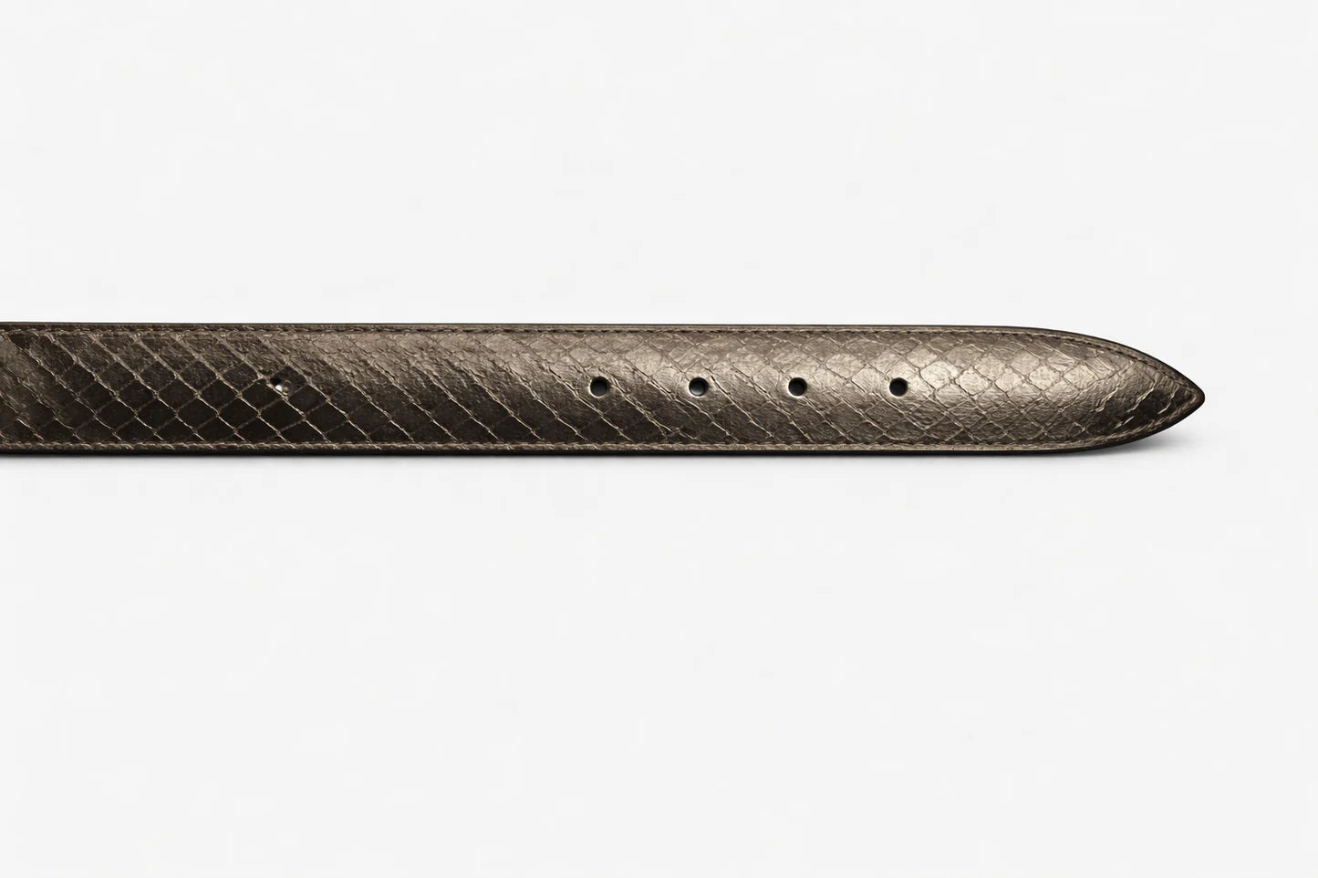 cobra belt with custom buckle