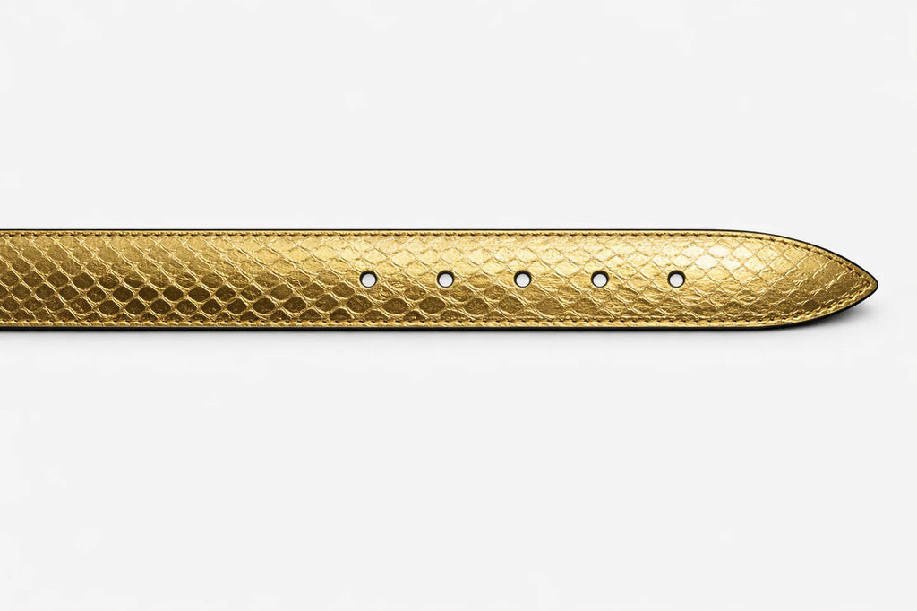 cobra belt with custom buckle