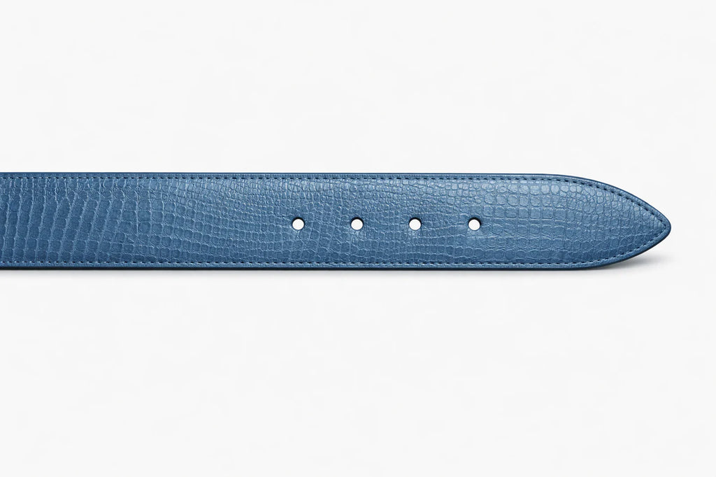 Lizard Belt with custom buckle