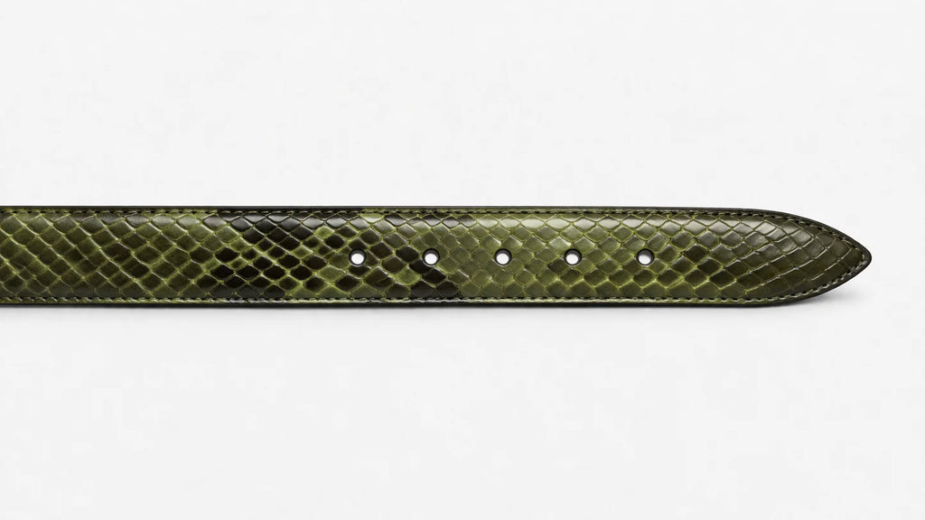 cobra belt with custom buckle
