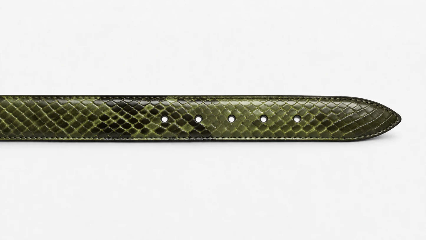 cobra belt with custom buckle