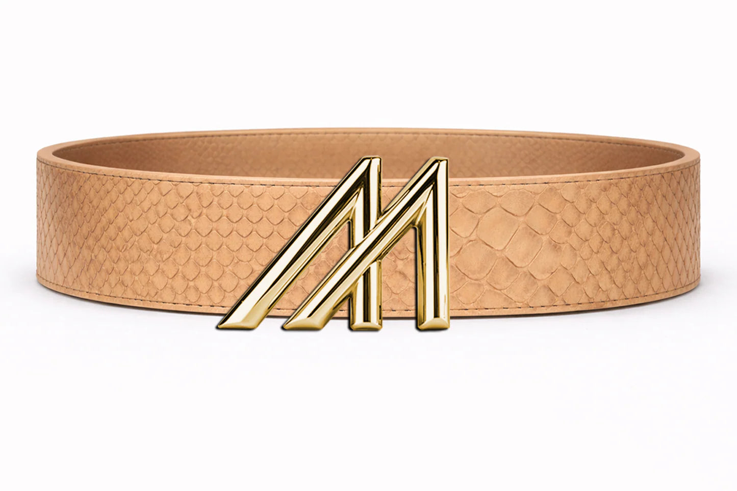 anaconda belt with Custom Buckle