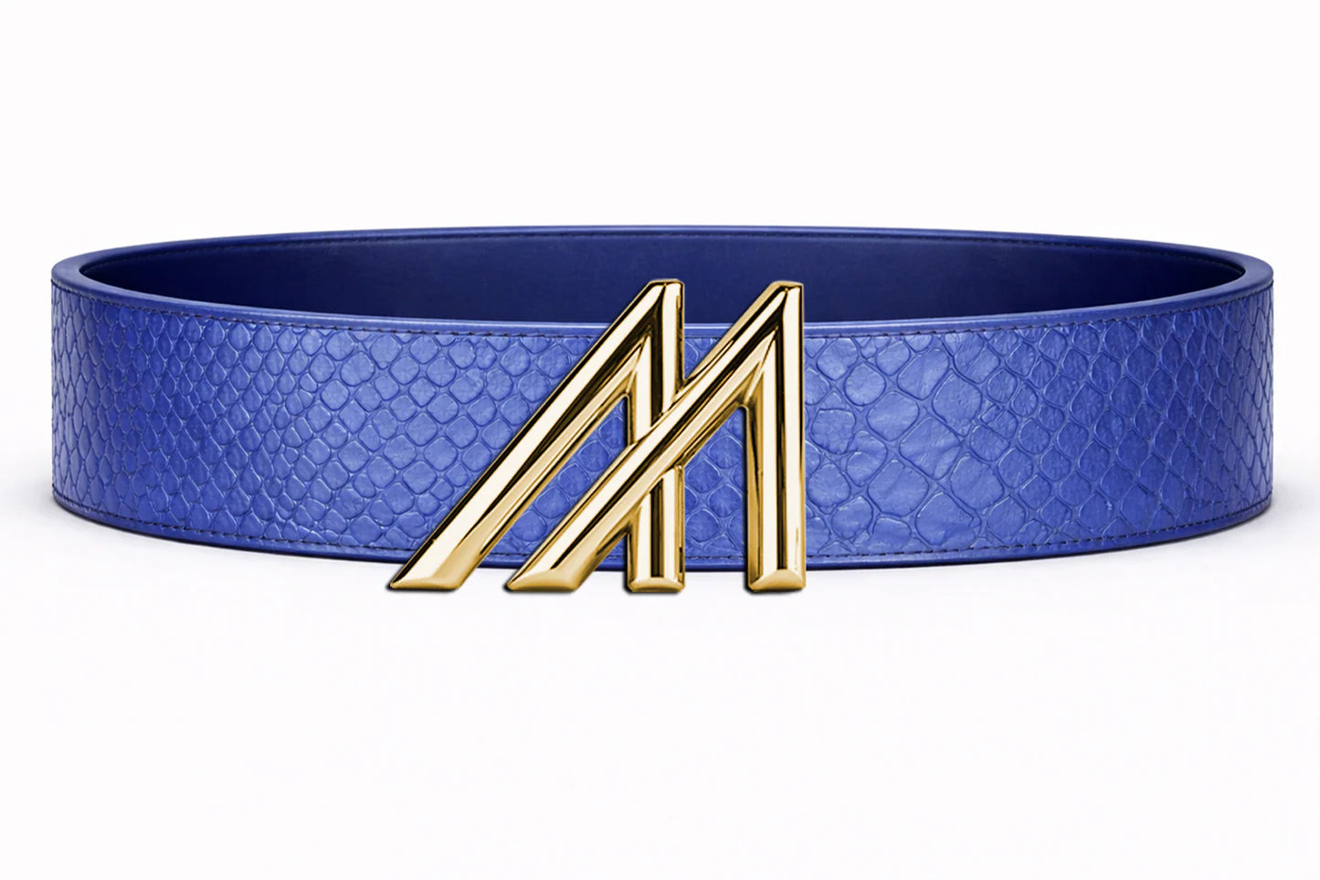 anaconda belt with Custom Buckle