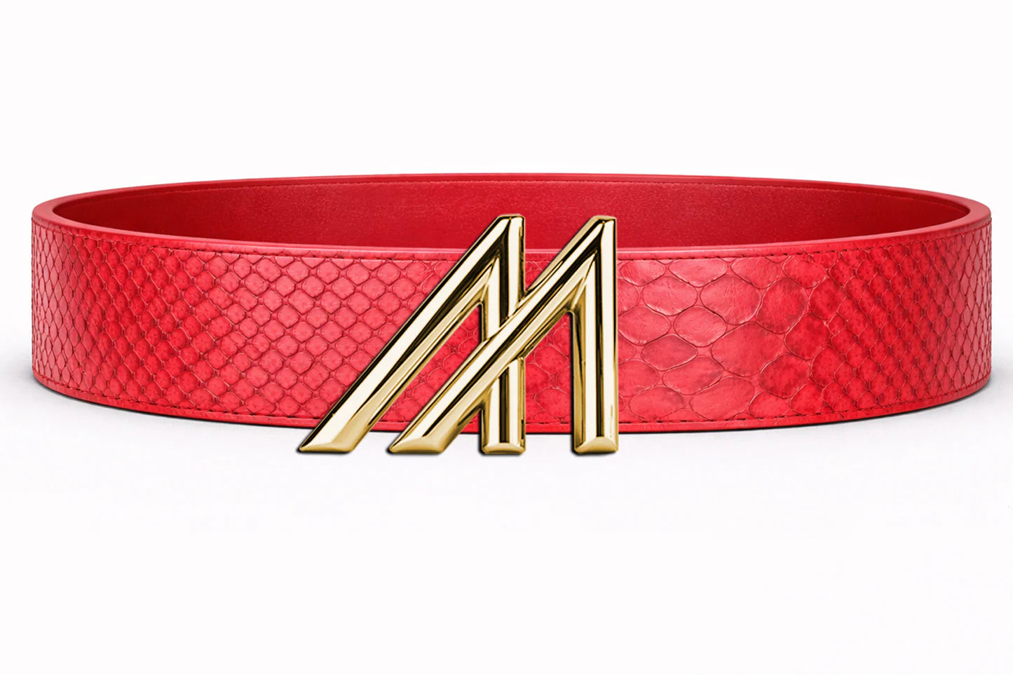 anaconda belt with Custom Buckle