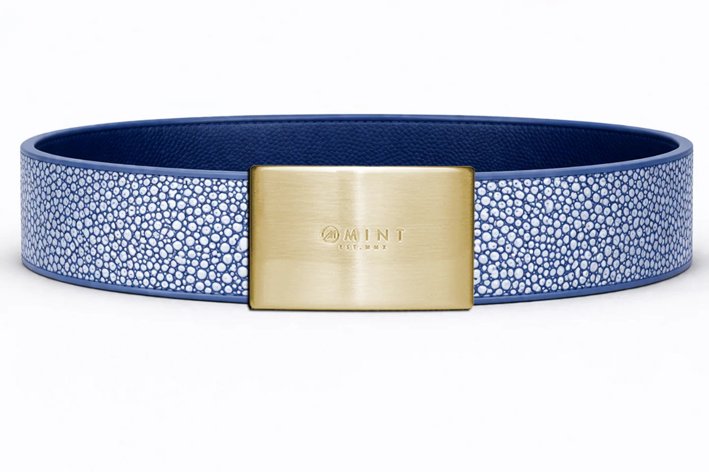 stingray belt with custom buckle style