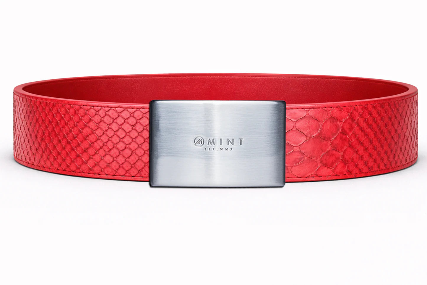 anaconda belt with Custom Buckle
