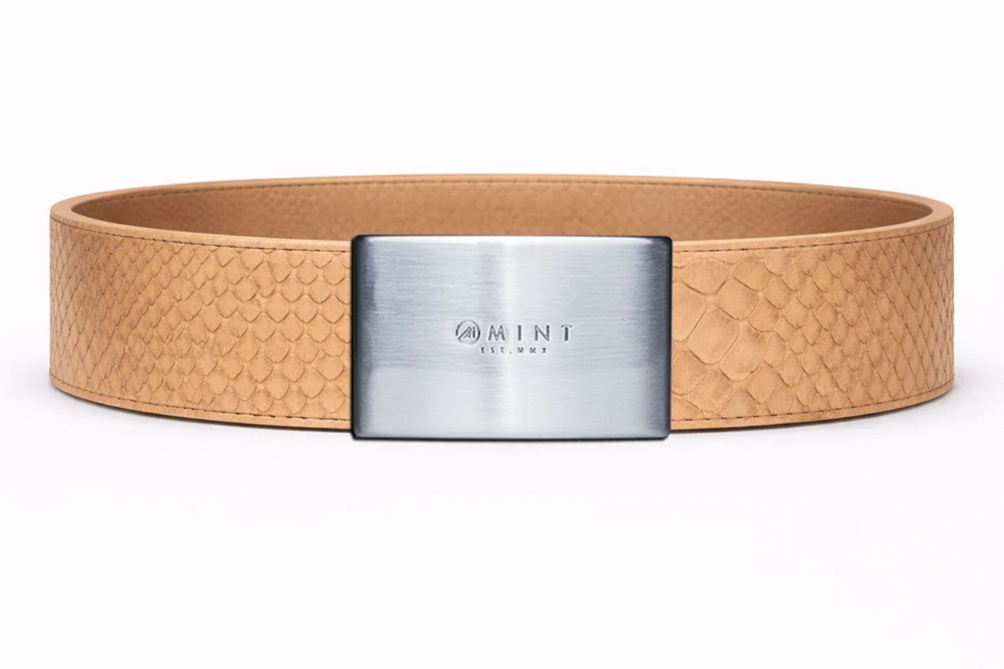anaconda belt with Custom Buckle